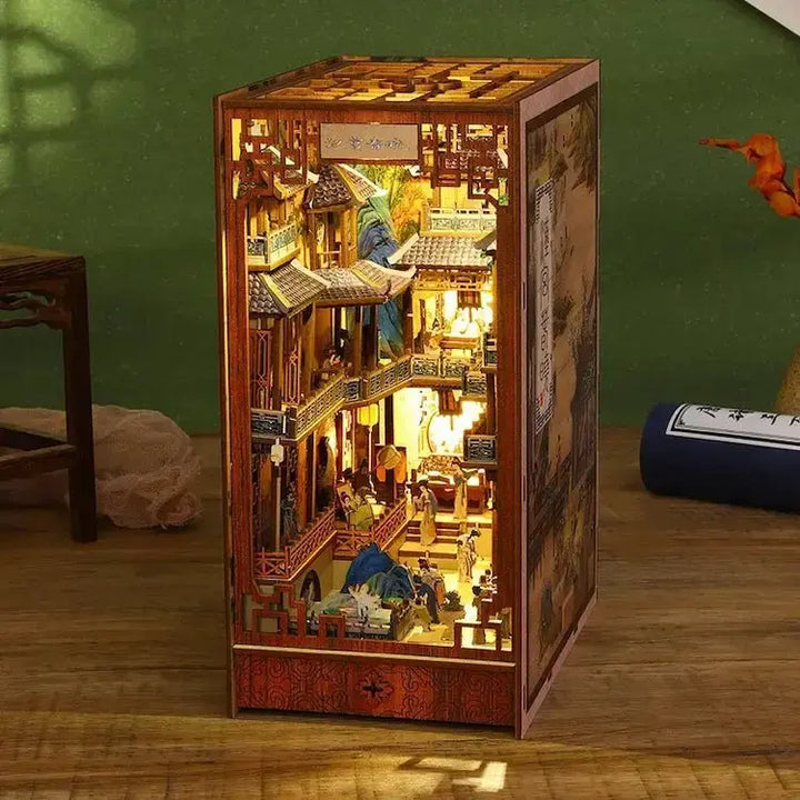 Chinese Ancient Town DIY Book Nook Kit - Diy book nook kit