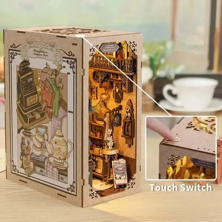 CUTEBEE GRANDFATHER'S ANTIQUE STORE DIY BOOK NOOK KIT - Diy book nook kit