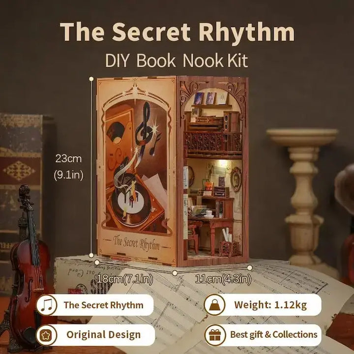 CUTEBEE THE SECRET RHYTHM DIY BOOK NOOK KITS - Diy book nook kit