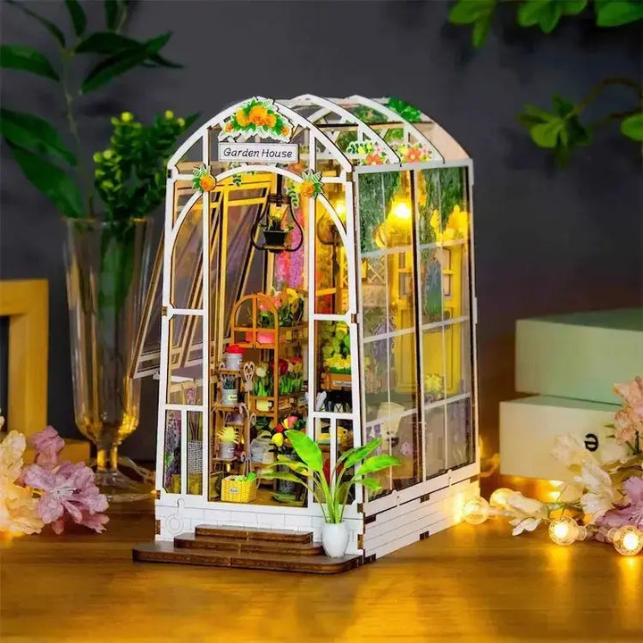 Garden House DIY Book Nook Kit - Diy book nook kit