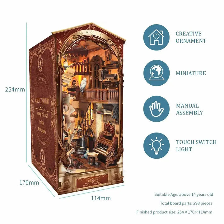 Magic World DIY Book Nook Kit - Diy book nook kit