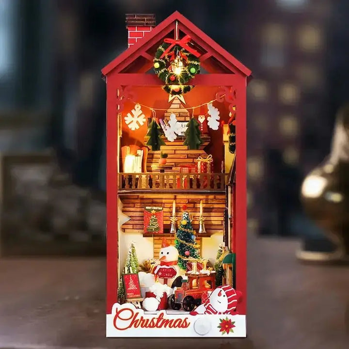 Santa Claus's Room DIY Book Nook Kit - Diy book nook kit