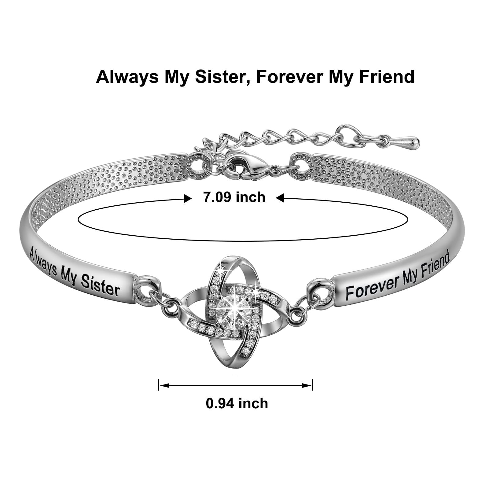 (Buy 1 Get 1 Free)A diamond-encrusted bracelet for my sister - Image 6