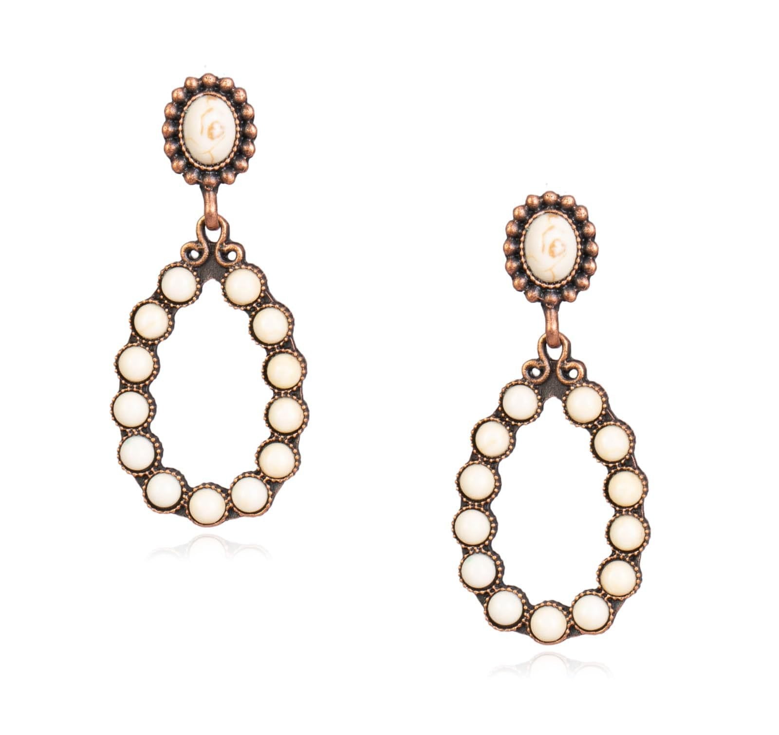 Statement Western Turquoise Drop Earrings for Women | Country Cowgirl Style Jewelry - Image 10