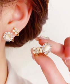 Elegant Luxury Floral Studs | Delicate Summer New Design Jewelry for Women