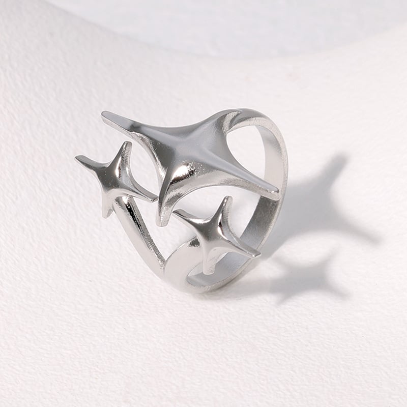 🌟Statement and Versatile Open - Ended Star Ring - Image 5