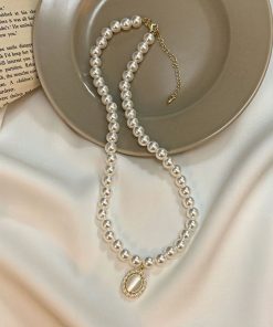 Take one and two, pearl necklace, hypoallergenic jewelry, birthday and Christmas gift for lady, mother, wife