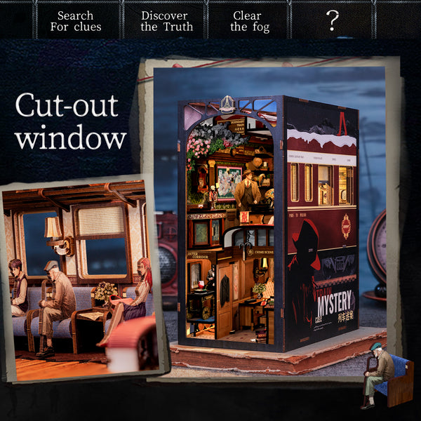 CUTEBEE Train Mystery DIY Book Nook Kit - Image 3