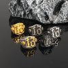 💀Edgy Statement Piece “13” Skull Ring