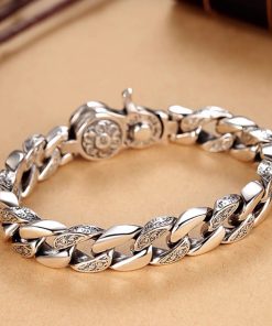 Alternative view of Unisex Sterling Silver Fashion Bracelet | Everyday Accessory Gift for Men and Women