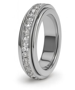 Anxiety Ring (Stones) Silver