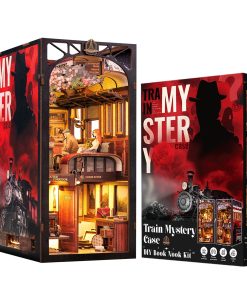 CUTEBEE Train Mystery DIY Book Nook Kit