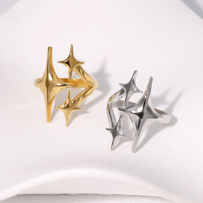 🌟Statement and Versatile Open - Ended Star Ring