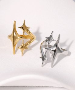 🌟Statement and Versatile Open - Ended Star Ring