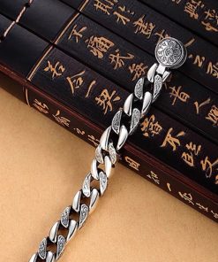 Unisex Sterling Silver Fashion Bracelet | Everyday Accessory Gift for Men and Women