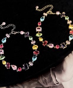 Y2K Gold-Plated&Dopamine Bead Candy Bracelet