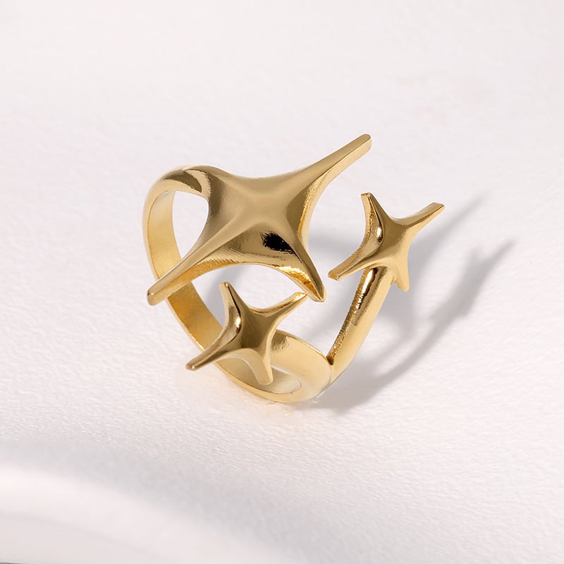 🌟Statement and Versatile Open - Ended Star Ring - Image 3
