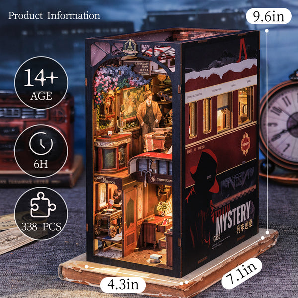CUTEBEE Train Mystery DIY Book Nook Kit - Image 6