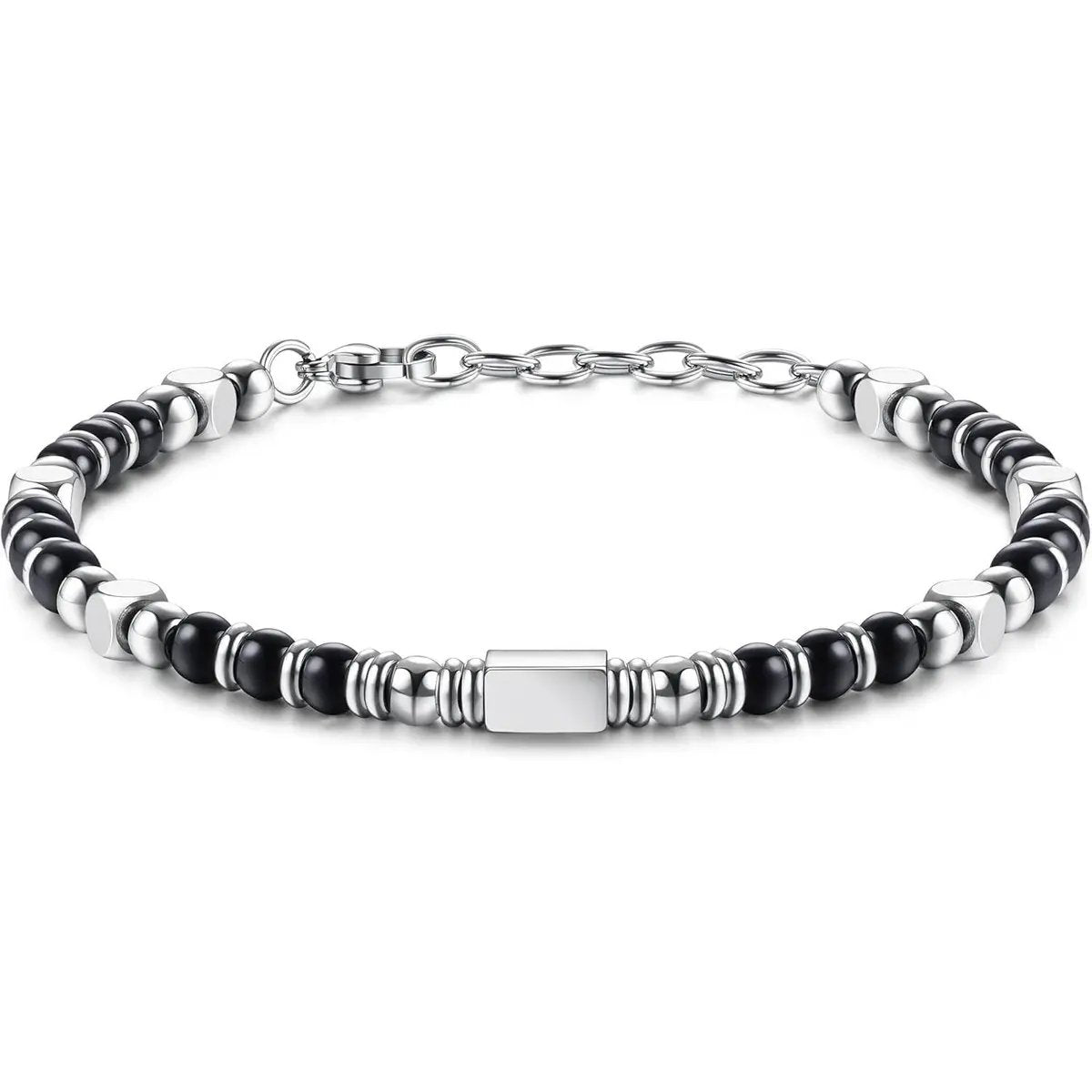 Beaded Bracelets for Women&Men (With Pink Crystal Obsidian Tiger Eye ) - Image 4